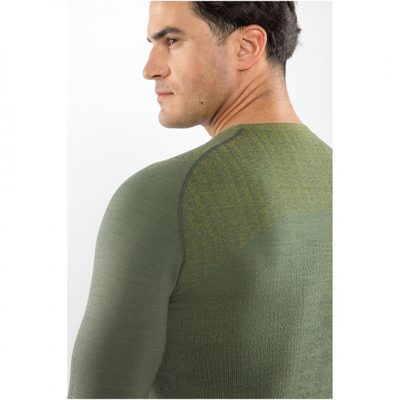 Viking Altis Man Set zestaw bielizny termoaktywnej męskiej z merino, ciemnozielony, M