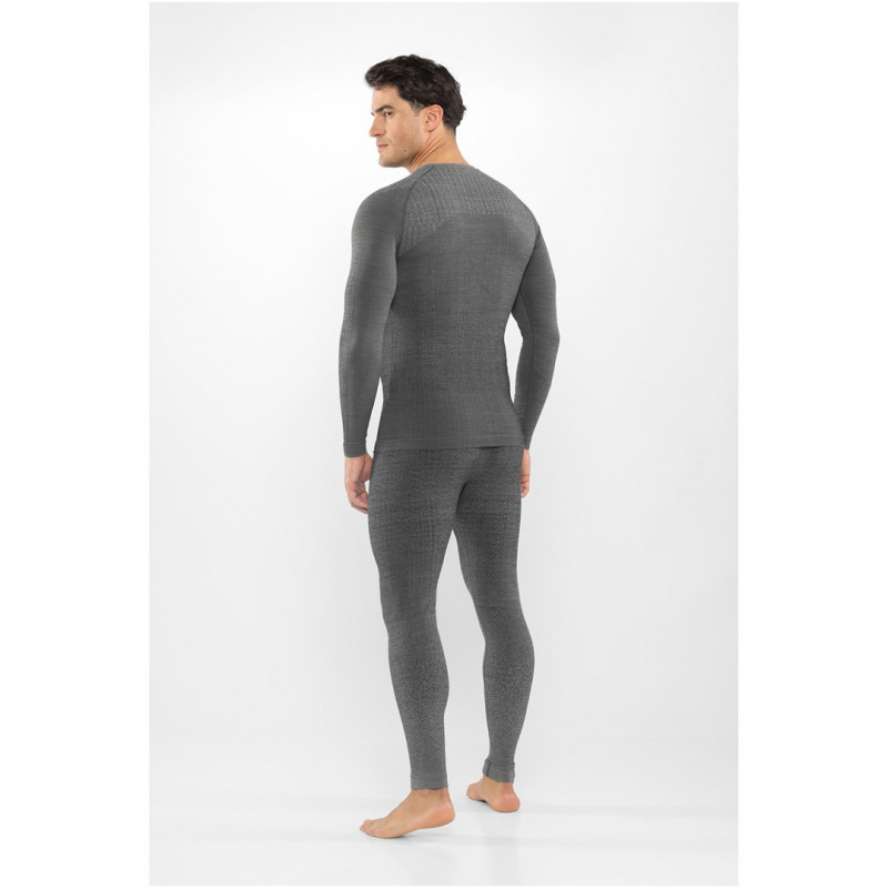 Viking Altis Man Set zestaw bielizny termoaktywnej męskiej z merino, czarny, M
