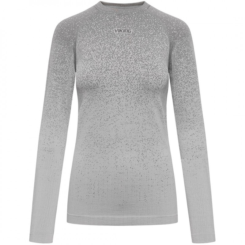 Viking Altis Lady Set damski zestaw bielizny termoaktywnej z merino, szary, S