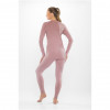 Viking Altis Lady Set damski zestaw bielizny termoaktywnej merino, różowy, L