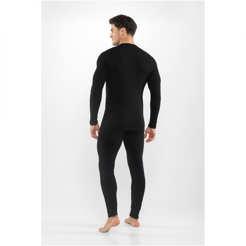 Viking Meriboo Man Set zestaw bielizny termoaktywnej męskiej z merino, czarny, M