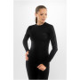 Viking Meriboo Lady Set Merino damski zestaw bielizny termoaktywnej, czarny, M