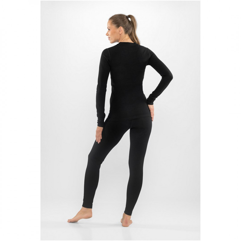 Viking Meriboo Lady Set Merino zestaw bielizny termoaktywnej damskiej, czarny, L