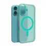 Etui silikonowe MagSafe Puro Daylight do iPhone 16, zielone