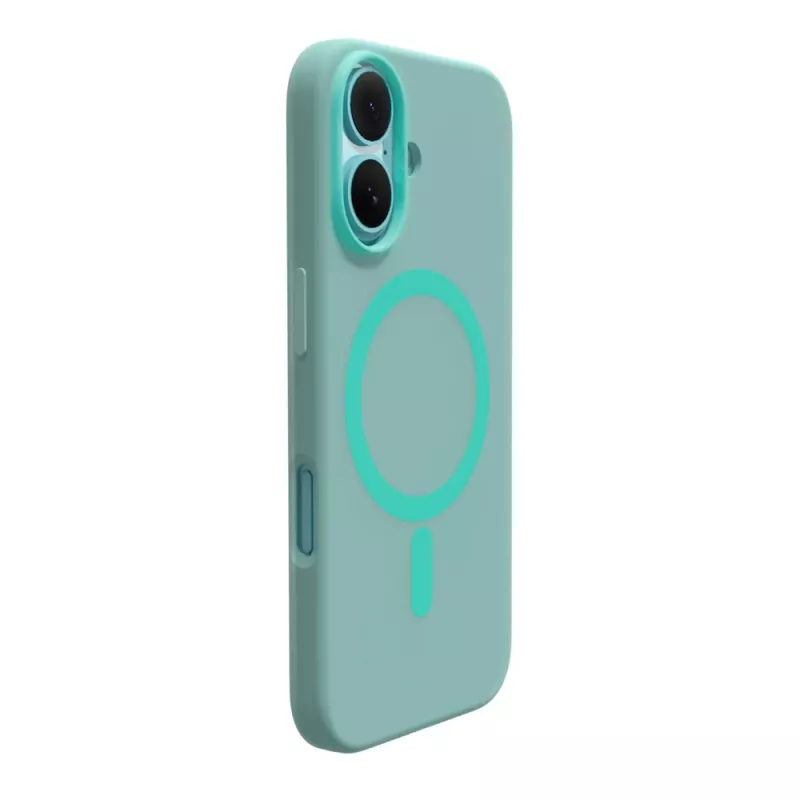 Etui silikonowe MagSafe Puro Daylight do iPhone 16, zielone