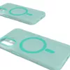Etui silikonowe MagSafe Puro Daylight do iPhone 16, zielone