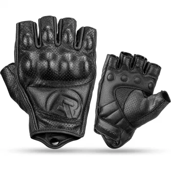 Rockbros 16220006003 rękawice motocyklowe z ekoskóry, rozmiar L, czarne