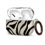 Tech-Protect Lamano etui na Apple AirPods Pro 3 z karabińczykiem, Nature Muse (czarny i beżowy)