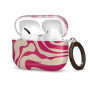 Etui Tech-Protect Lamano dla Apple AirPods Pro 3 z karabińczykiem, Flamingo Bloom (różowy i beżowy)