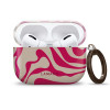Etui Tech-Protect Lamano dla Apple AirPods Pro 3 z karabińczykiem, Flamingo Bloom (różowy i beżowy)