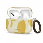 Etui Tech-Protect Lamano dla Apple AirPods Pro 3 z karabińczykiem, Lemon Haze (żółty i biały)