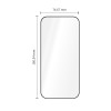 Tech-Protect Quick Set+ szkło hartowane do Apple iPhone 17 Pro Max / 18 Pro Max, czarny (2 szt.)