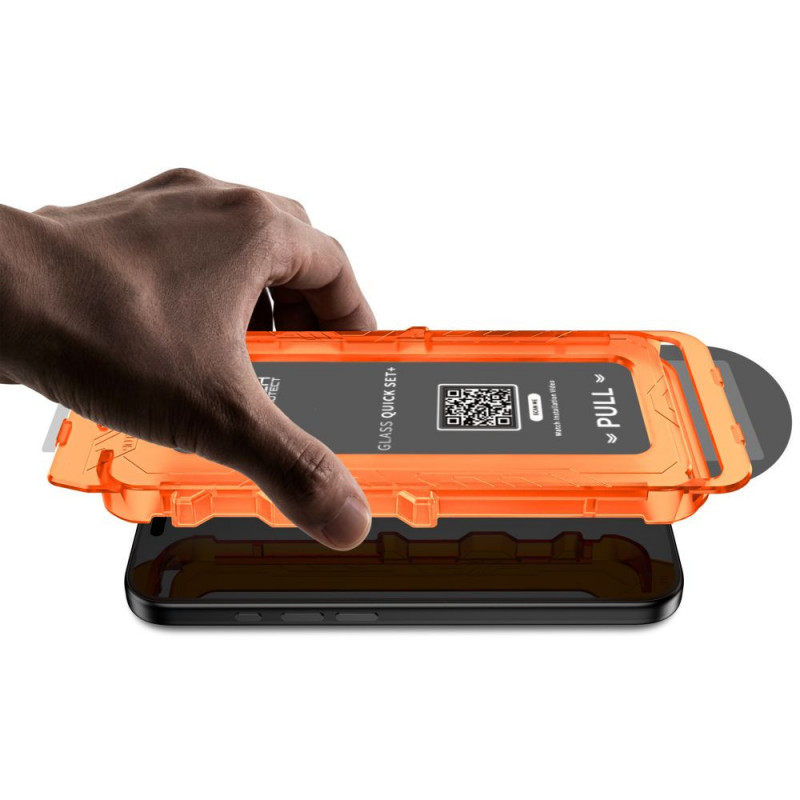 Tech-Protect Quick Set+ szkło hartowane do Apple iPhone 17 Pro / 18 Pro, czarny (2 szt.)