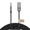 Tech-Protect Ultraboost AU04 adapter audio Bluetooth 6.0 z AUX 3,5 mm, szary