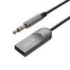 Tech-Protect Ultraboost AU04 adapter audio Bluetooth 6.0 z AUX 3,5 mm, szary