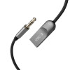 Tech-Protect Ultraboost AU04 adapter audio Bluetooth 6.0 z AUX 3,5 mm, szary