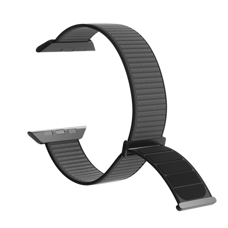 Puro Nylon Sport Strap PUR643 do Apple Watch 40/41/42 mm, czarny