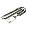 Tech-Protect C9S Rope Crossbody pasek do telefonu na ramię, nylon, 91–140 cm, Army Green