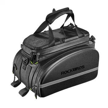 Rockbros A6-6 torba rowerowa na bagażnik, 35 l, z rozkładanymi kieszeniami, czarna