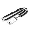Tech-Protect C9S Rope Crossbody pasek do telefonu, czarny