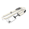 Tech-Protect C9S Rope Crossbody pasek do telefonu na ramię, nylon, 91–140 cm, Desert Beige