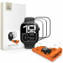 Tech-Protect Easy Set Flex+ szkło hybrydowe do Apple Watch 4 / 5 / 6 / SE 1 / 2 / 3 44 mm, czarny (3 szt.)