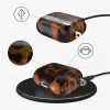 Etui Tech-Protect Lamano do Apple AirPods Pro 3, czarno-brązowe