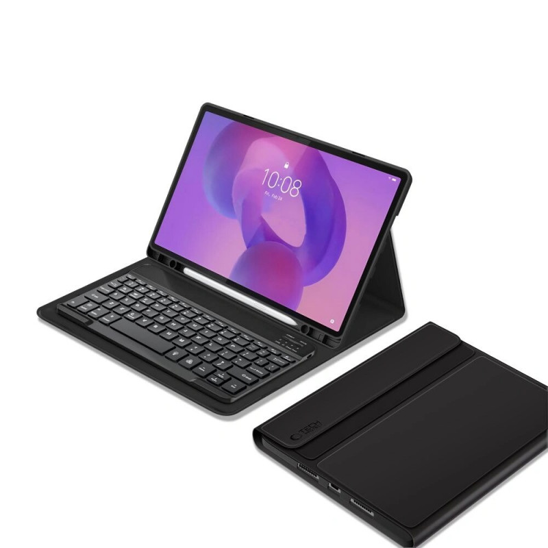 Tech-Protect SmartCase Pen + Keyboard do Lenovo Idea Tab Plus 12.1 (TB-361), czarny