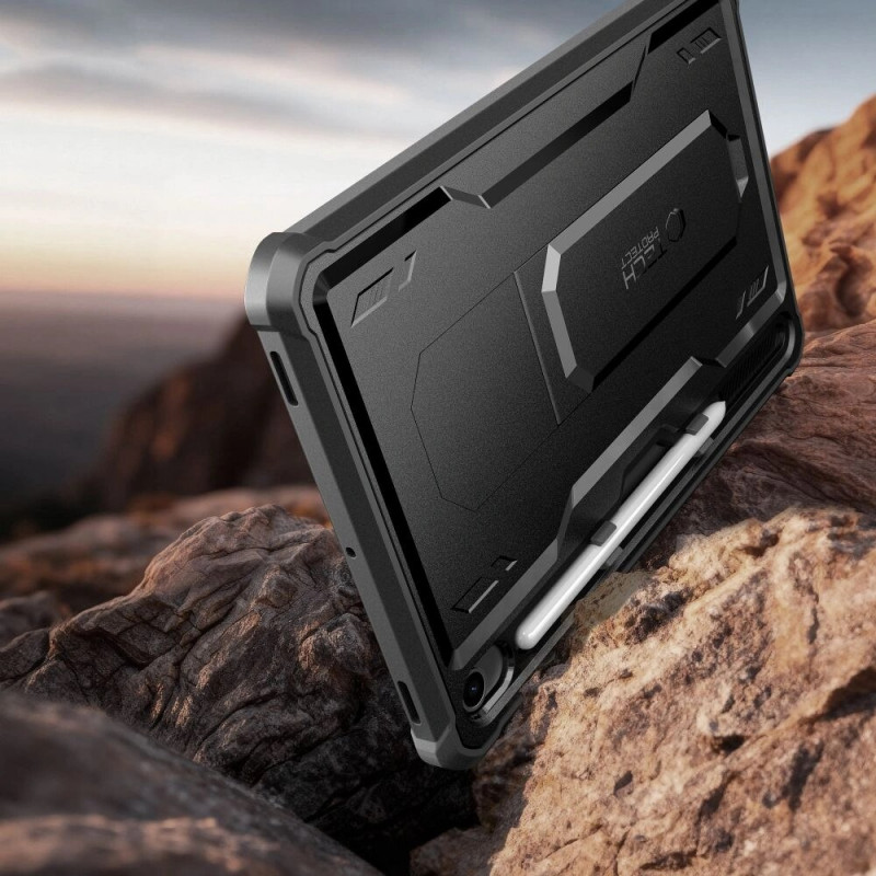 Tech-Protect Kevlar Pro etui na tablet dla Samsung Galaxy Tab S9 11.0 / S10 FE / S10 Lite 10.9 (X710 / X716B / X520 / X526 / X400 / X406B), czarny