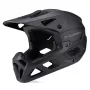 Kask rowerowy pełny Wozinsky z odpinanym wizjerem, 60-62 cm, czarny