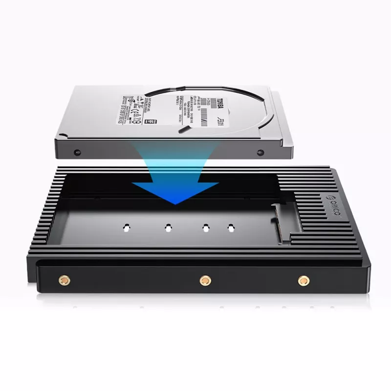 Orico D2SS-6G adapter dysku 2.5" na 3.5", SATA III, czarny