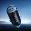 Orico MiniRing MR-30-2C 30W ładowarka samochodowa 2x USB-C, czarna