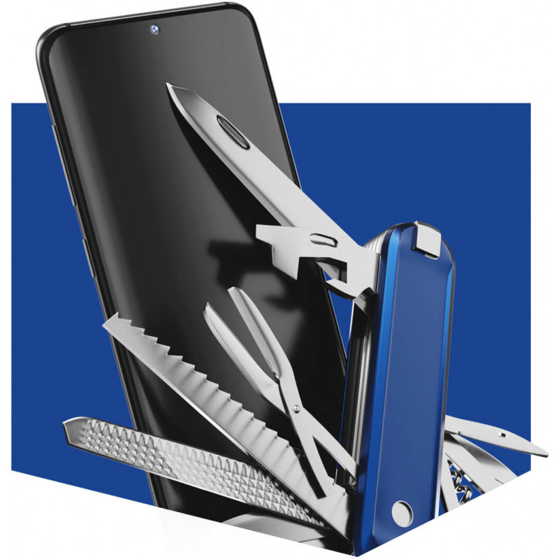 Folia ochronna na ekran 3MK Silver Protect+ Apple iPhone 14 Plus / 15 Plus o właściwościach antybakteryjnych