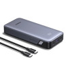 Power bank UGREEN PB532 20000mAh 30W z dwukierunkowym szybkim ładowaniem, 2x USB-C, USB-A, szary