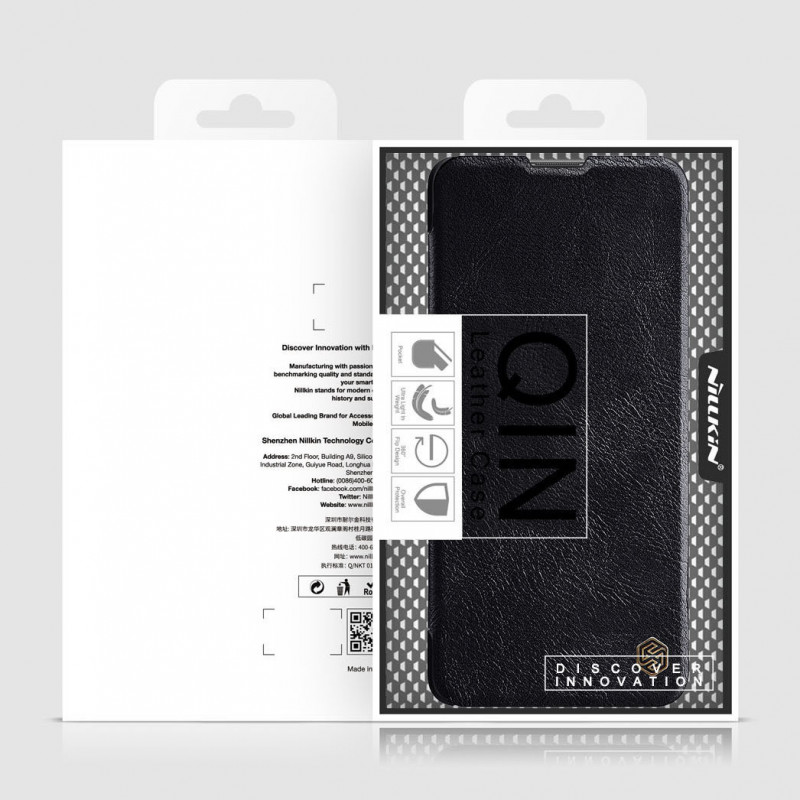[CR] Nillkin Qin Case do Xiaomi Mi 11i HyperCharge / Redmi Note 11 Pro (China), czarny (zwrot konsumencki)
