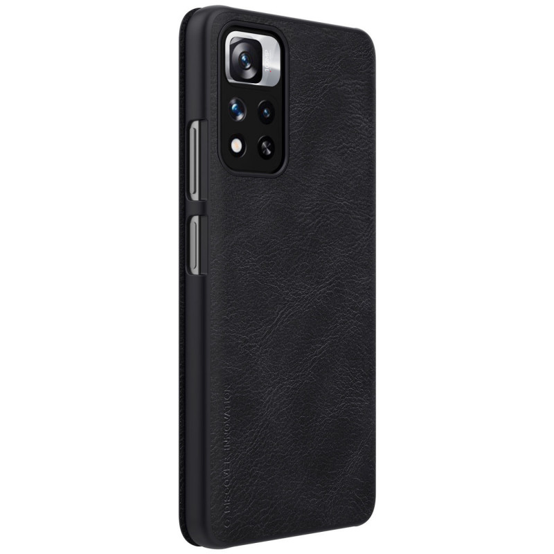 [CR] Nillkin Qin Case do Xiaomi Mi 11i HyperCharge / Redmi Note 11 Pro (China), czarny (zwrot konsumencki)