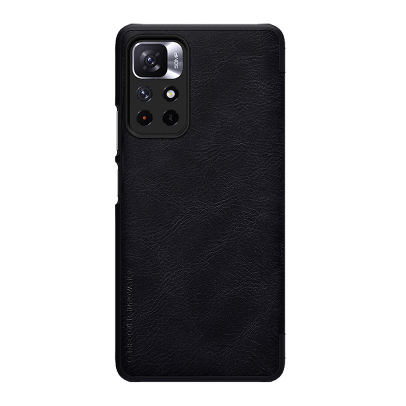 Etui Nillkin Qin do Xiaomi Redmi Note 11T 5G / Poco M4 Pro 5G, czarne