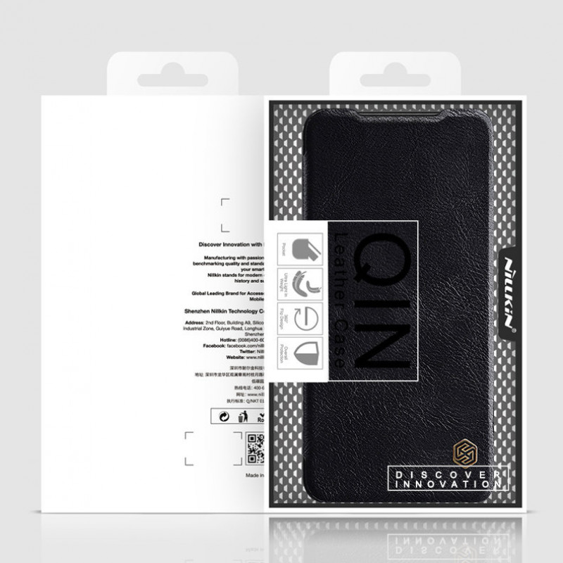 Etui Nillkin Qin do Xiaomi Redmi Note 11T 5G / Poco M4 Pro 5G, czarne