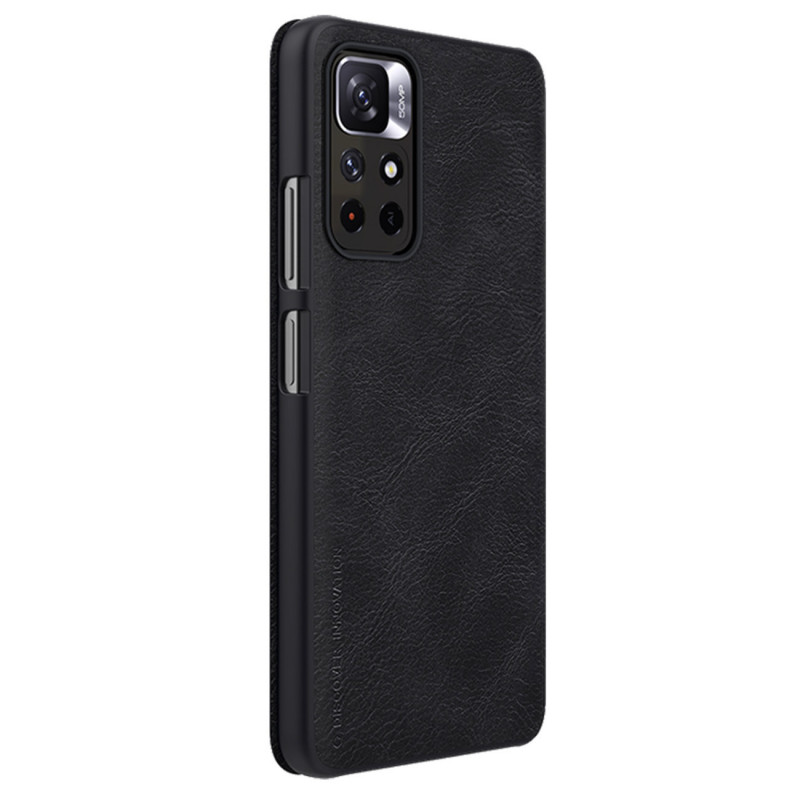 Etui Nillkin Qin do Xiaomi Redmi Note 11T 5G / Poco M4 Pro 5G, czarne