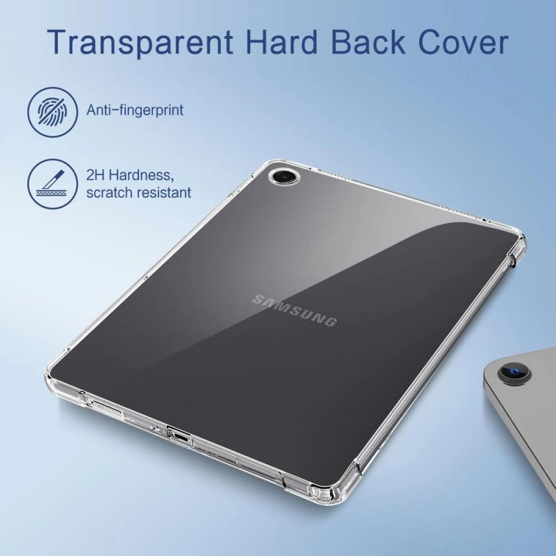 Tech-Protect FlexAir etui na tablet do Samsung Galaxy Tab A9 / A11 8.7 (X110 / X115 / X133 / X135), przezroczyste