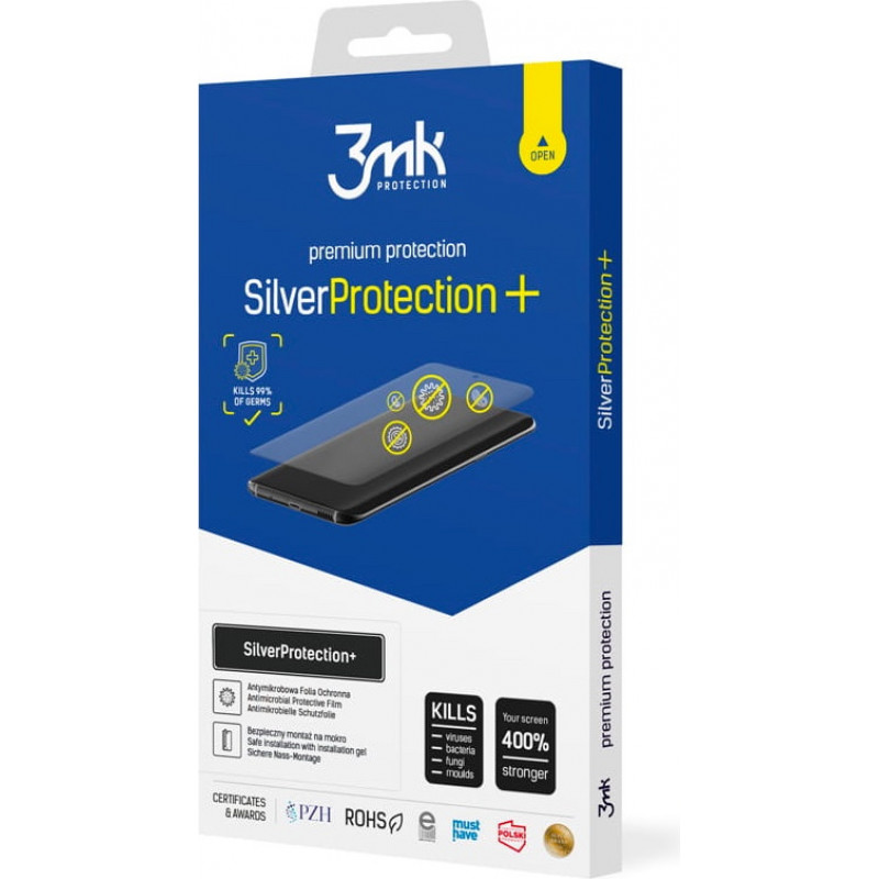 Folia ochronna na ekran 3MK Silver Protect+ Apple iPhone 14 / 14 Pro o właściwościach antybakteryjnych