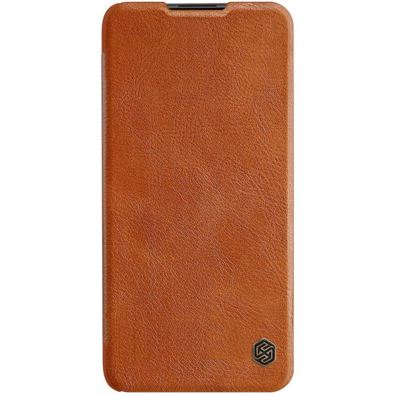 [CR] Nillkin Qin etui do Xiaomi Redmi Note 9T 5G, brązowe (zwrot konsumencki)