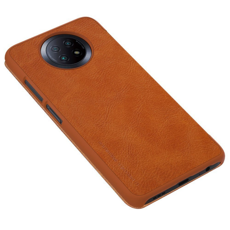 [CR] Nillkin Qin etui do Xiaomi Redmi Note 9T 5G, brązowe (zwrot konsumencki)