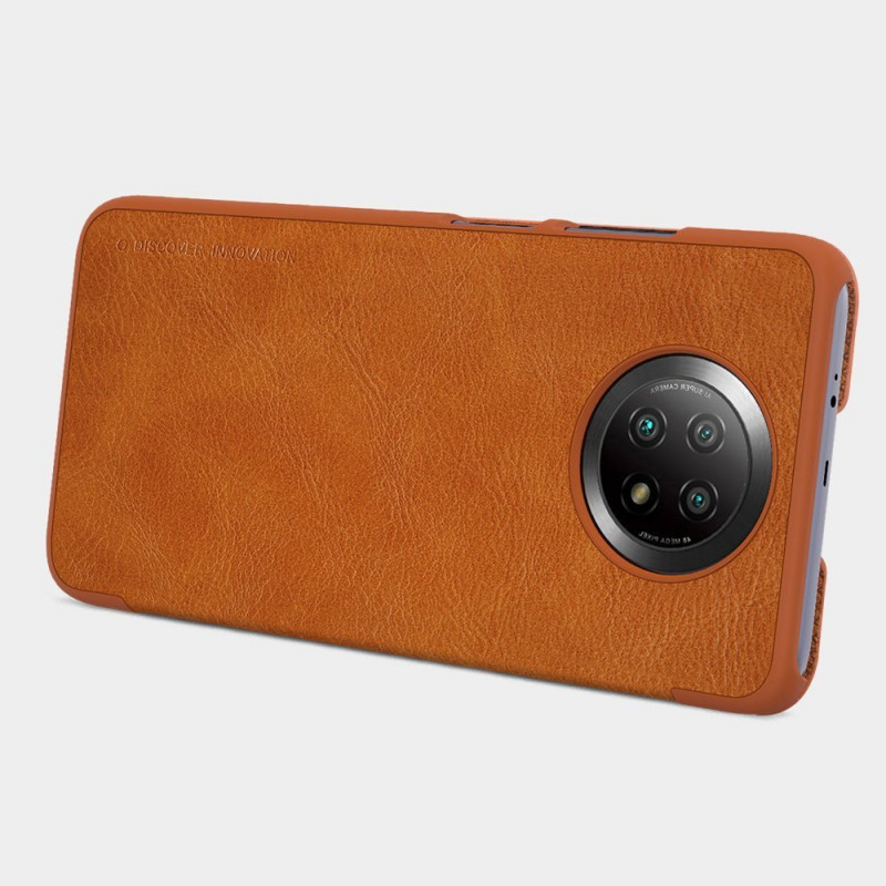 [CR] Nillkin Qin etui do Xiaomi Redmi Note 9T 5G, brązowe (zwrot konsumencki)