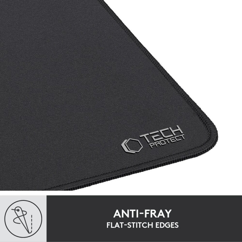 Tech-Protect A100 Podkładka pod mysz 35x25 cm, czarna