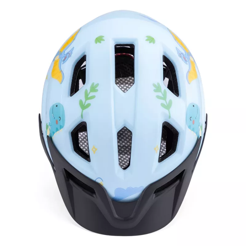 Kask rowerowy MTB dla dzieci Wozinsky z odpinanym daszkiem, rozmiar XS (48-52 cm), jasnoniebieski