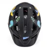 Kask rowerowy MTB dla dzieci Wozinsky z odpinanym daszkiem, rozmiar XS (48-52 cm), czarny