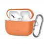 Tech-Protect Silicone Hook etui z silikonu do Apple AirPods Pro 3, Cosmic Orange