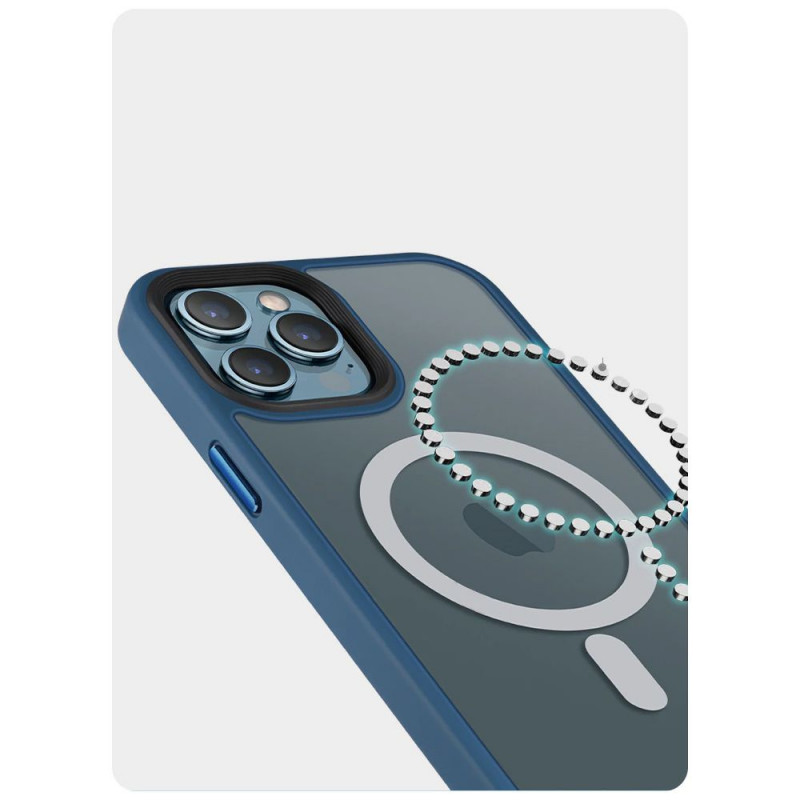Etui MagSafe Tech-Protect Magmat dla Apple iPhone 12/12 Pro, matowe czarne