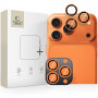 Tech-Protect Camring Fit+ osłonki na obiektyw aparatu do Apple iPhone 14 Pro / 14 Pro Max / 15 Pro / 15 Pro Max / 16 Pro / 16 Pro Max / 17 Pro / 17 Pro Max, Cosmic Orange